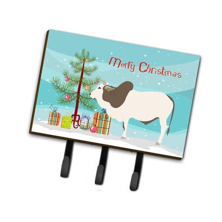 Carolines Treasures Malvi Cow Christmas Leash or Key Holder BB9197TH68